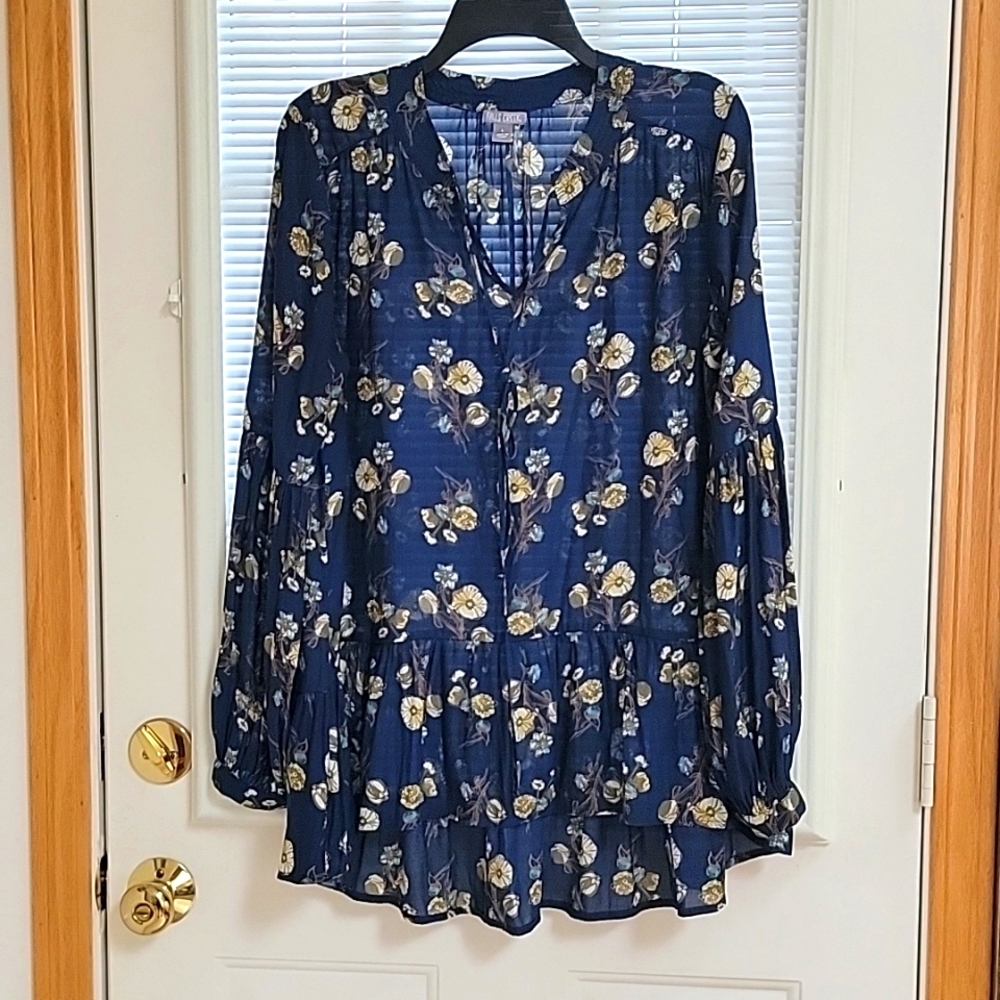 Falls Creek High-Low Peasant Tunic